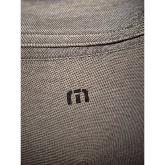 Travis Mathew XX-Large Beige Polo Shirt Cotton/Polyester Short Sleeve Golf Shirt - Picture 7 of 8